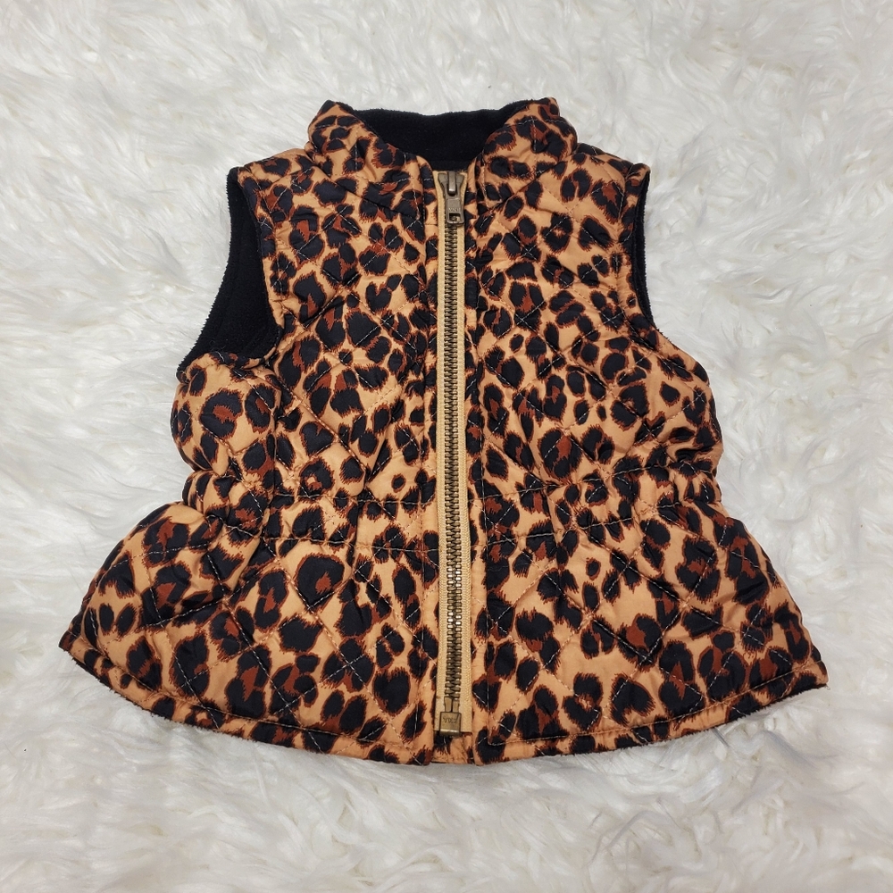 Nwot Baby Old Navy Animal Print Puffer Vest